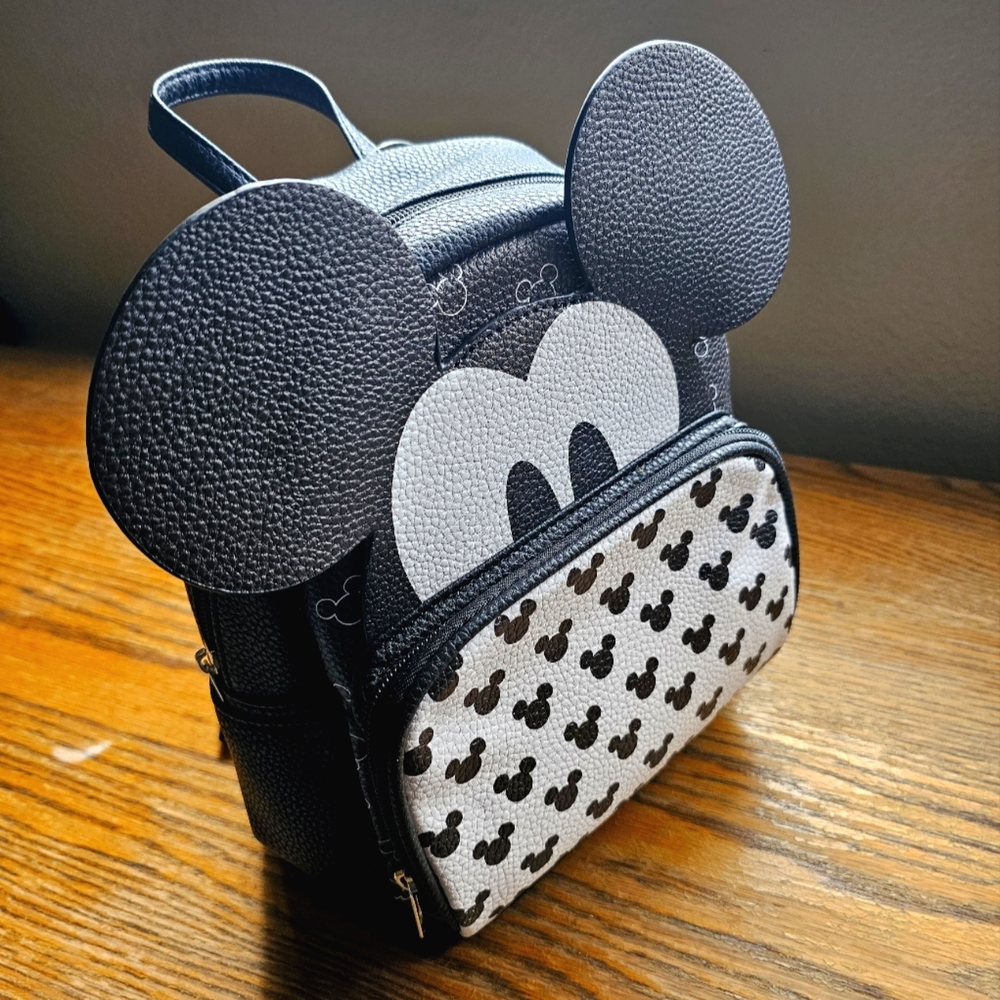 NWT Disney Mickey Mouse Leather Mini Backpack!
